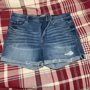 Denim shorts